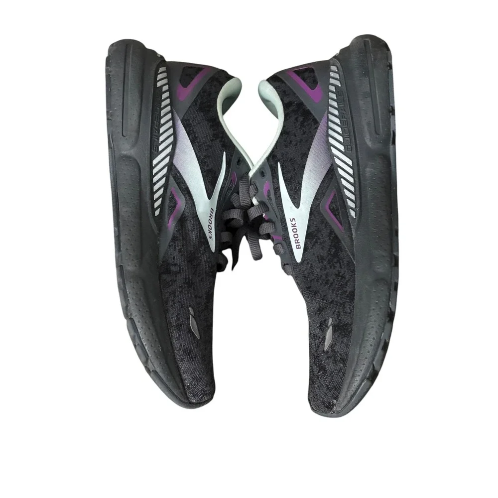 Brooks Adrenaline‎ GTS 23 Women's 6.5 Running Shoes Black Purple Cushion